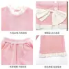 Conjunto de Sudadera con Cuello de Volantes Estilo Coreano para Niñas, Primavera y Otoño, Moda Bebé 2026 Nuevo Conjunto de Dos Piezas con Pantalones de Pierna Ancha