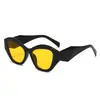 Nuevas gafas de sol de moda para mujer poligonales, preciosas gafas de sol retro de montura grande, gafas de sol transfronterizas, gafas de sol de moda para hombre