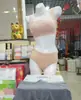Molde de sujetador modelo ligero tienda de lencería brillante accesorios de tienda de lencería de plástico sesión de fotos de lencería busto