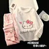 Ropa de Casa Coral para Niñas Estilo Nuevo Invierno para Bebés Niñas Flannel Dibujos Animados Espesado Conjunto Pijamas