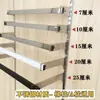 Suporte de coluna AA tubo quadrado de aço inoxidável suporte inserção coluna de escada suporte central esquerdo e direito loja de roupas lateral prateleira suspensa acessórios de viga