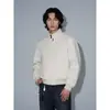 Chaqueta Harrington de estilo americano color burdeos 2026 para hombre, chaqueta corta de otoño de ajuste limpio con cuello alto y hombros caídos