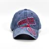 Nuevo Sombrero Europeo y Americano Transfronterizo Algodón Lavado Gorra de Béisbol Torre Vieja Verano París Bordado Grande Sombrero de Sol para Hombre