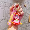 Llavero con forma de serpiente Guochao Xiaofu original de 2025, pequeño regalo, colgante de muñeca, mascota del año de la serpiente, adornos colgantes.