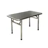 Mesa Retangular de Aço Inoxidável Dobrável Mesa de Jantar Bar Caseiro Churrasqueira ao Ar Livre Mesa para Comer Feira Noturna Fast Food Catering Comercial