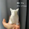 Paquete de materiales de producción de胚ón blanco pellizcado para bricolaje, molde de yeso plano blando hecho a mano, paquete de materiales de producción de silicona, adornos