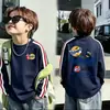 Camiseta de manga larga de otoño para niño, nuevo modelo primavera y otoño 2026, camiseta básica para niños mayores, top de moda para niño