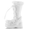 2026 Nuevo Modelo de Comercio Exterior Botas de Nieve Redondas con Cuña y Cordones con Piel, Botas Altas Góticas con Cordones y Tacón Grueso, Botas Largas Góticas de Suela Gruesa