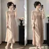 Original Dropshipping Transmisión en Vivo Más Vendido Verano 2026 Nueva Moda Estilo Coreano Conjunto de Dos Piezas Vestido para Mamá