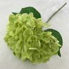 Siéntete elegante y agraciado 72 piezas de hortensias hidratantes para decoración del hogar, decoración floral para bodas, flores falsas, sensación de pegamento suave, simulación de hortensias