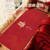 Tapete de Quarto para Casamento 2026 Tapete Lateral de Cama Novo Estilo Chinês Decoração de Quarto de Casamento Tapete de Chão Forma Irregular Tapete para Pés Debaixo da Cama do Quarto Principal