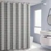 Casa de banho Cortina de chuveiro engrossado impermeável Chuveiro Cortina terno sem punch-free magnético WC cortina Cortina Cortina Divisória