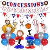 Decoración para Fiesta Temática Deportiva de Béisbol 2025 Bandera Deportiva de Softbol Tira de Flores de Papel Globo Traje Venta al por Mayor Personalizado