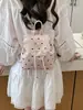 Bolso Femenino Yuezi Estilo Japonés Lunares Estilo Academia de Niña Encaje Mini Mochila Nueva Dulce y Linda Mochila para Padres e Hijos