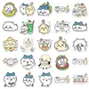 101 chiikawa Pegatinas de Graffiti Dibujos Animados Adorables Giika Wow Decorativas para Vaso de Agua Funda de Teléfono Pegatinas DIY