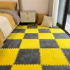 Alfombra para dormitorio, decoración de habitación, alfombra cuadrada de felpa, alfombrado completo para sala de estar, alfombrilla para mirador, alfombrilla de suelo tatami, alfombra para mesita de noche