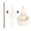 Molde para Cono de Helado, Molde para Rollos de Huevo, Molde Cónico para Dar Forma a Conos Crujientes, Canasta de Flores Casera para Costra de Helado, Molde para Hornear