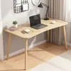 Escritorio de computadora simple personalizado para uso doméstico, escritorio de estudio para dormitorio, tocador para habitación de niñas, escritorio de oficina integrado