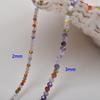 Cuentas de Zircón Natural de 2-3 mm Color Mezclado Color Caramelo Facetadas Cuentas Sueltas Collar Aretes Accesorios Hechos a Mano Cuentas DIY