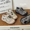 Nuevos Zapatos Casuales para Niños Primavera 2026 Moda Cordón Punta Cerrada Anti-Pateo Tenis para Bebé Niños y Niñas Zapatos Individuales