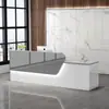 Balcão de Bar Caixa Balcão de Recepção Loja Moderna Salão de Beleza Balcão Supermercado Minimalista Canto Curvo Novo Luxo Leve