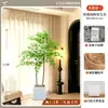 2026 Planta Verde Artificial Nandina Planta em Vaso Alto Padrão Luxo Leve Decorativa para Chão de Sala de Estar Flor Árvore Artificial Grande