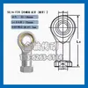 Rótula esférica con rosca interna extremo de barra ojo de pez SI SIL3 4 5 6 8 10 12 14 16 20 conector cilíndrico