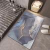 Alfombrilla de baño de diatomeas simple, absorbente, antideslizante, de secado rápido, resistente a las manchas, venta al por mayor
