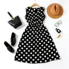 Comércio Exterior Roupas para Mulheres de Meia-Idade e Idosas, Roupas para Mães, Vestido de Comprimento Médio, Novo Estilo Solto de Verão, Afinando e Rejuvenescedor