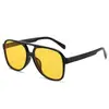 Gafas de Sol Retro de Calle Europeas y Americanas Gafas Estilo Aviador Gafas Sapo para Hombre Gafas de Marco Grande Redondas para Mujer Gafas de Sol Modernas