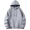Sudadera con capucha para hombre Otoño Estilo Retro Americano Color Sólido 2025 Primavera y Otoño Nueva Holgada y Versátil Morado Chaqueta para Pareja