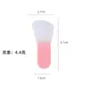 Maquiagem Beleza Imitação Silicone Pincel Silicone Pincel de Máscara Cabo Curto Novo Mini Aplicação Máscara de Lama Ferramenta de Beleza Facial