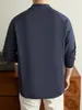 Venta Directa de Fábrica Camisa Polo para Hombre Estilo Pájaro Mismo Estilo Media Cremallera Cuello Alto Manga Larga Primavera y Otoño Elástico Casual Superior 26148
