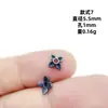 En stock al por mayor, retención de color duradera, tapas de flor gris hierro, tapas de cuentas, estilo vintage, accesorios para pulseras y joyería DIY