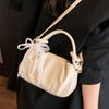 2025 Primavera Nuevo Nicho Retro Bolso de Mujer Bolso Media Luna Bolso Dumpling Viaje Versátil Hombro Cruzado Bolso de Mano