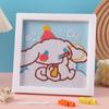 Pintura de Diamantes de Dibujos Animados Transfronteriza DIY Hecha a Mano Enmarcada Diamante Completo Princesa Anime Pintura de Diamantes Juguetes Educativos Venta al por Mayor