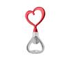 Abridor de botellas de vino con forma de corazón rojo torcido, ideal para San Valentín, con diseño de explosión de Amazon y cuchillo de caballito de mar.
