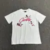 Camiseta de Verão Corteiz Alcatraz Cupid com Estampa de Alfabeto Streetwear Adolescente Solta Casual Tendência Manga Curta