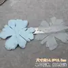 Piezas de Flor de Gasa DIY, Material de Pétalos de Flor Súper de Hada, Piezas de Flor para Decoración de Ropa de Vestido de Novia Blanco, Hecho a Mano