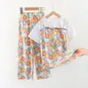 2024 aodale costura algodão calça pantalona conjunto algodão artificial roupas infantis Atacado Atacado
