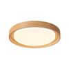 [Selección Estricta] Lámpara de Sala de Estar Color Madera Natural Moderna Atmosférica Lámpara Principal Espectro Completo Lámpara de Techo Japonesa Paquete Casa Completa