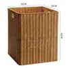 Grande cesta de armazenamento com trama semelhante ao rattan, no estilo INS da moda, perfeita para organizar armários e guarda-roupas, e para armazenamento simples na sala de estar