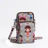 Bolsa diagonal para teléfono móvil al por mayor Nueva Bolsa pequeña para mujer Bolsa de tela para teléfono móvil bolsa vertical para cuello brazo muñeca monedero