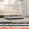 Jaula para Perros de Mascota Transfronteriza para Perros Pequeños y Medianos, Recinto de Jaula para Mascotas, Engrosada y Reforzada, Cama Plegable para Perros de Hogar para Perros Grandes, Montaje en Coche
