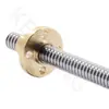 Varilla Roscada para Motor Paso a Paso Tipo T T8 Varilla Roscada Trapezoidal para Impresora 3D 300mm Juego con Tuerca Avance 2mm Diámetro 8