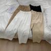 Calças brancas Limei primavera e verão, confortáveis, respiráveis, emagrecedoras, cintura alta, retas, macacão feminino casual