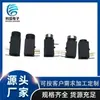 Socket de Audífono Chapado en Oro/PJ-327, Base Plana, Placa de Montaje Empotrado, Uno de Tres, Parche de 5 Pines, Socket Hembra de Audio de 3.5mm