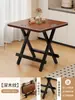 Mesa Plegable, Mesa Pequeña Portátil para Apartamentos de Alquiler, Mesa de Comedor para el Hogar, Mesa Cuadrada, Mesa Pequeña para Montar Puestos