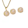 Conjunto de Colar e Brincos de Pérola Vermelha, Pequeno e Sofisticado, Joias de Estilo Elegante e Fresco, Fábrica de Origem Yiwu