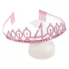 Diadema Corona Feliz Cumpleaños Infantil Fiesta Bebé Diamante Brillante Digital 3 Años 4 Años 5 Años 6 Años Accesorios para el Cabello